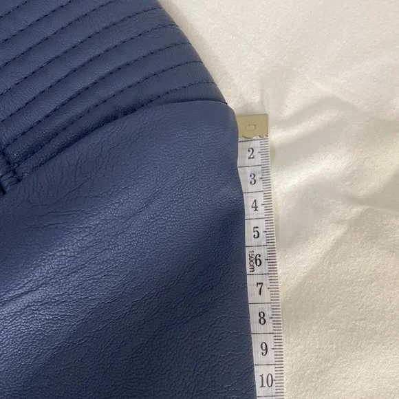 Just Jeans - PU Biker Jacket - Size 12 - Picture 10 of 11